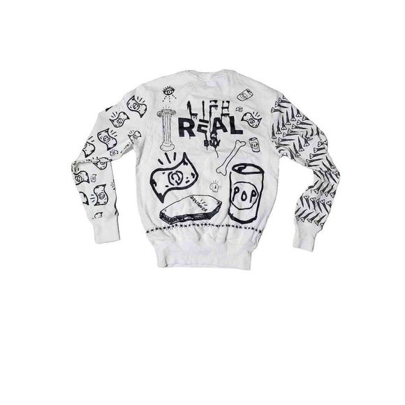 Real Buy DNA troubled Andrew Gucci ghost crew neck sweatshirt - Picture 3 of 5